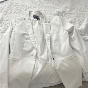 Banana Republic Classic White Blazer